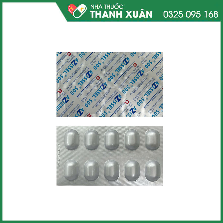 AZISSEL điều trị nhiễm khuẩn đường hô hấp, răng miệng, da&amp;mô, sinh dục, phòng nhiễm Mycobacterium avium-intracellulare (MAC) ở bệnh nhân HIV